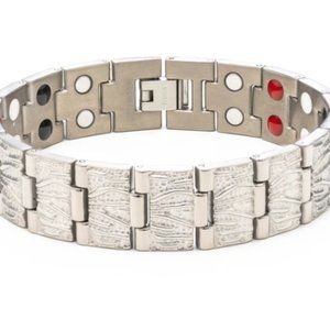 Silver ROOTS Negative Ion Healing Bracelet